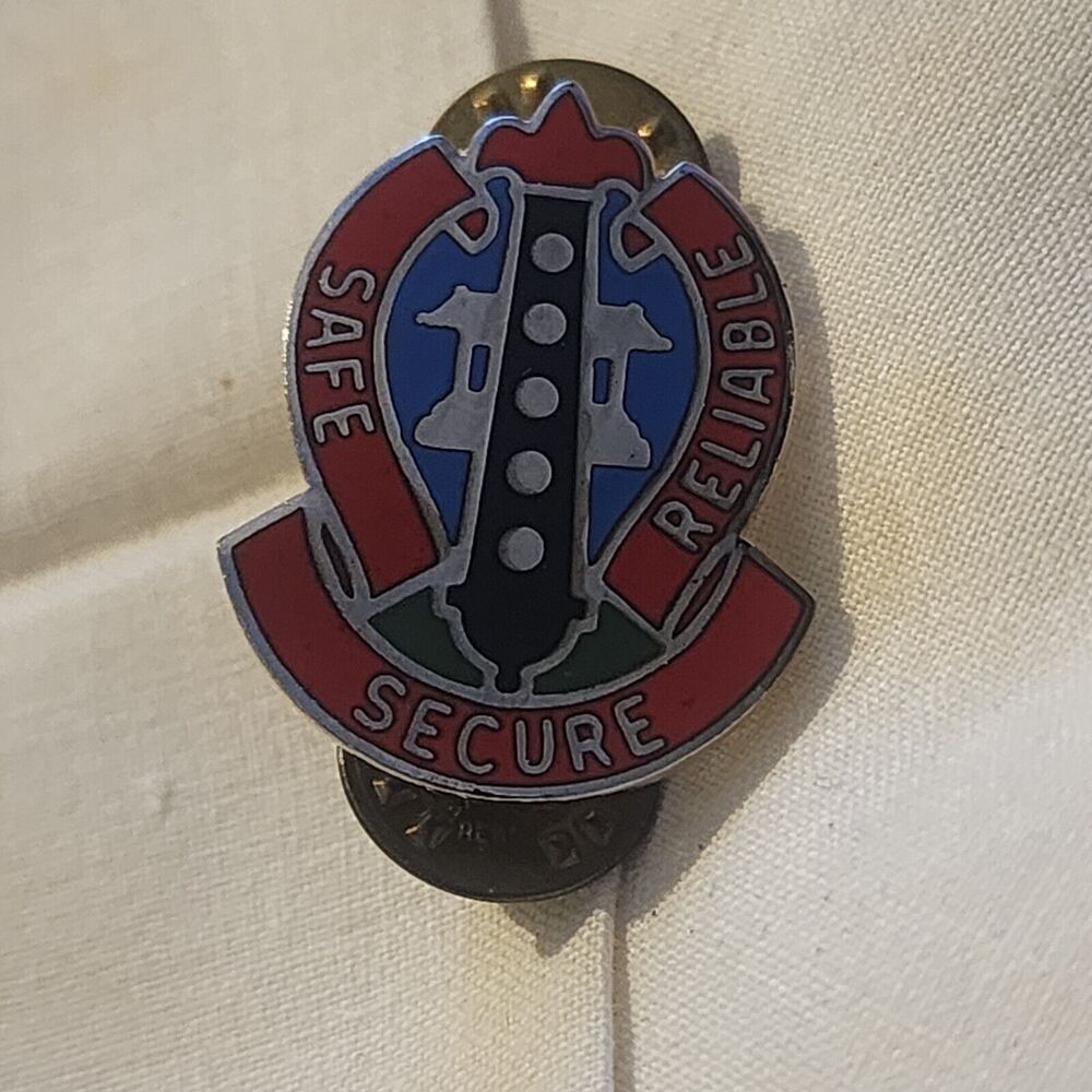 US Military 6th Ordinance Battalion Insignia Pin - Safe Secure Reliable